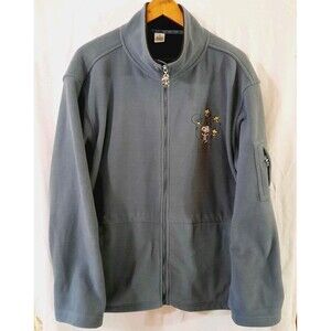 Vintage Danbury Peanuts Snoopy And Woodstock Embroidered XL Full Zip Fleece